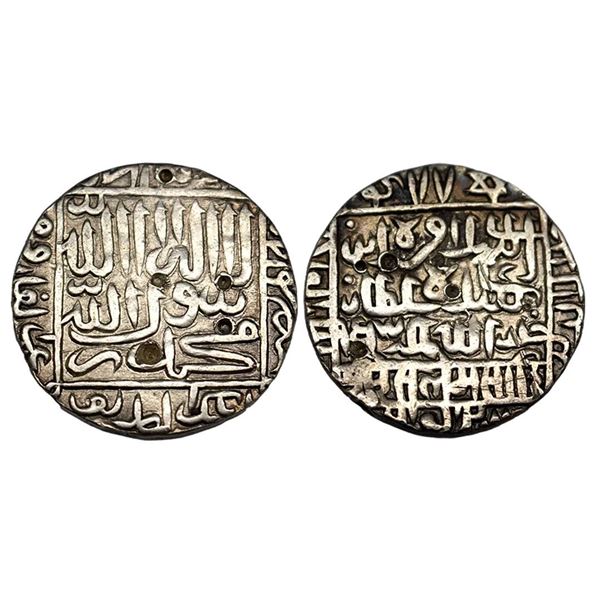Sultans of Delhi, Suris, silver rupee of Islam Shah (1545-1552 AD), Usual legends, caliphs type 3. B