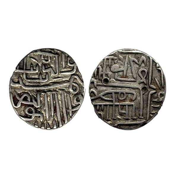 Gujarat Sultanate, Shams-Ud-Din Muzaffar II, Silver Tanka, G&G # G242, 7.16g,