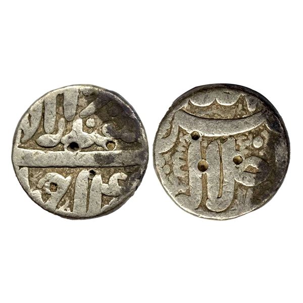 Akbar (1556-1605 AD), Silver Rupee, Ahmedabad Mint, isafandarmuz, (KM 93.2), 11.10g.