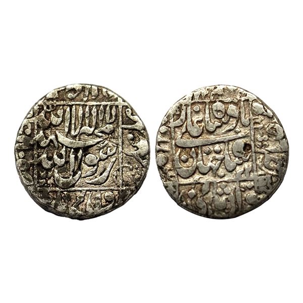Mughal, Shah Jahan (AH 1037-1068, 1628-1658 AD), Silver Rupee, Surat Mint, RY 22, KM # 235.23, 11.36