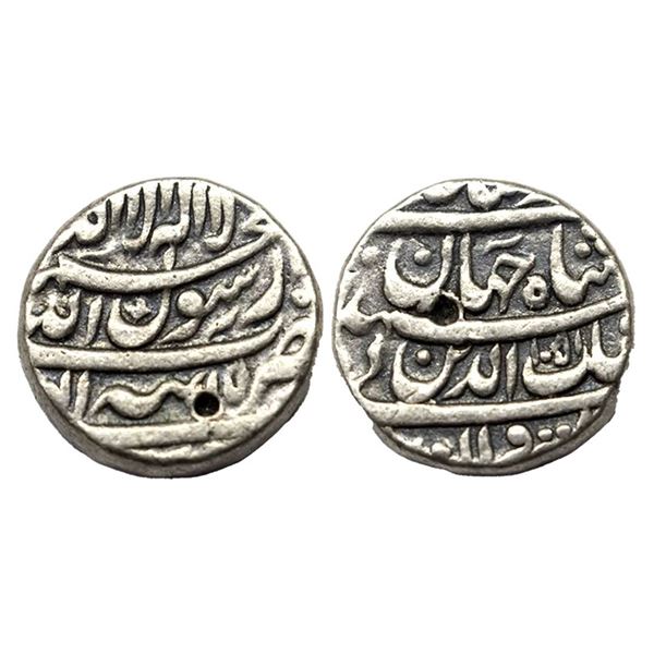 Mughal, Shah Jahan (AH 1037-1068, 1628-1658 AD), Silver Rupee, Tatta MintAH 1051, RY 15, KM # 224.18