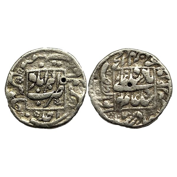 Mughal, Aurangzeb ((1658-1707 AD), Silver Rupee, Akbarabad Mint, RY Ahad, with Emperor's full name a