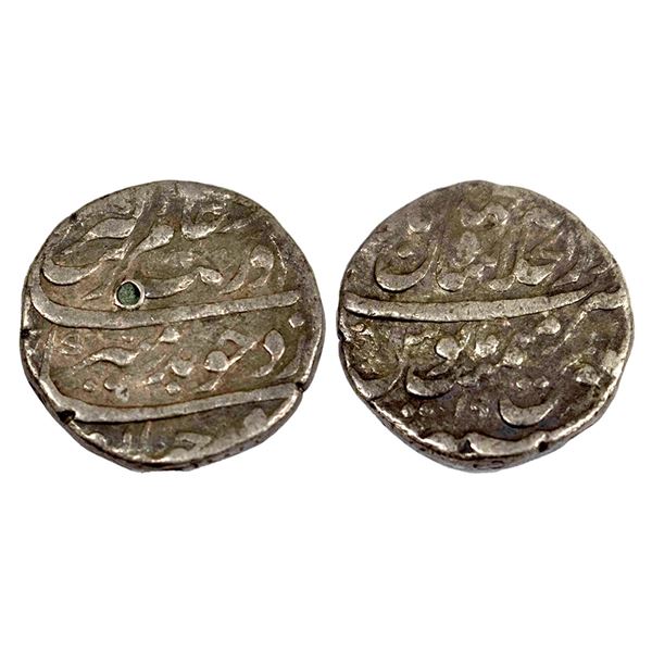 Aurangzeb (1658-1707 AD), silver rupee, Dar ul-Khilafat Shahjahanabad mint, RY 19, KM 300.81, 11.27g