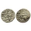 Aurangzeb (1658-1707 AD), silver rupee, Surat mint, 'Badar-e-Munir' couplet, AH 1110/4x KM 300.86, 1