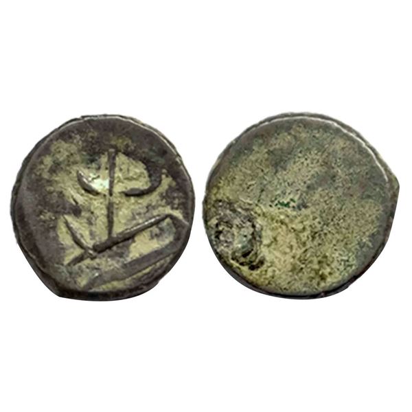 Manipur (c. 19 Century AD), Bell Metal Unit, KM # C1, 0.78g