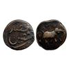 Image 1 : Mysore, Tipu Sultan (AM 1215-1227 / 1787-1799 AD), Copper Paisa, Faiz Hisar Mint, eelephant facing t
