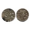 Image 1 : Awadh, Allahabad Mint, Silver Rupee, 11.19g, in the name of Shah Alam II, AH 119x/18, flag or Pataka