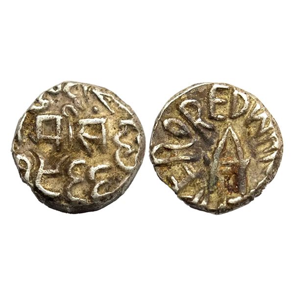 Bundi, Ram Singh, Silver Nazarana Rupee, 10.72g, in the name of Edward VII, VS 1966 (KM 14b date not