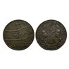 Image 1 : Madras Presidency, Copper 20 Cash, 9.05g, light issue, obv. coat of arms of the EIC and date 1808, r