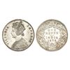 Image 1 : Victoria Empress, Silver Rupee, 1878, Calcutta Mint.