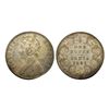 Image 1 : Victoria Empress, Silver Rupee, 1891,Obv. A/ Rev. I, Bombay Mint "B" Incuse,
