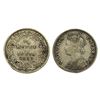 Image 1 : Victoria Empress, Silver 1/4 Rupee, 1887, Calcutta Mint, 2.86g.