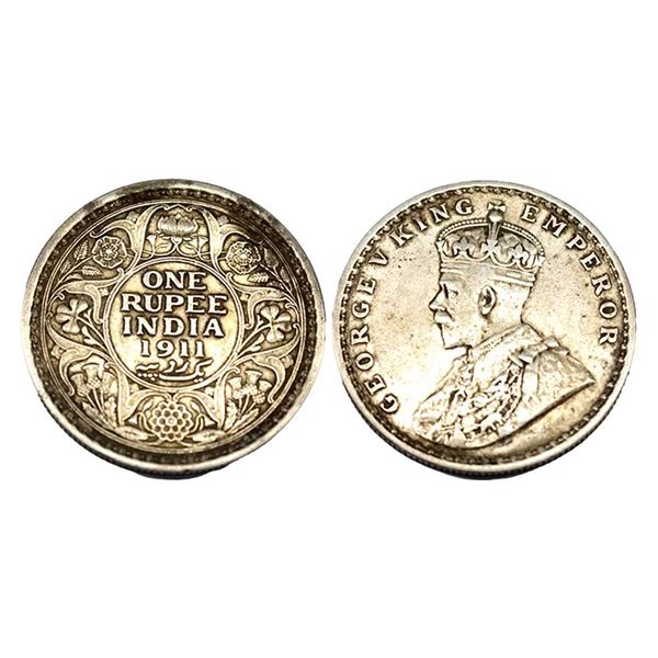 George V, Silver Rupee, 1911, Calcutta Mint (Prid 207), Fine