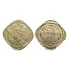 Image 1 : George VI, Copper-Nickel, 2 Annas, 1947, Bombay Mint, Dots dots by year, Head Type II. Mint State.