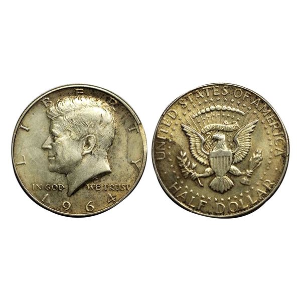 United States of America, Kenedy, Silver ½ Dollar, 1964;