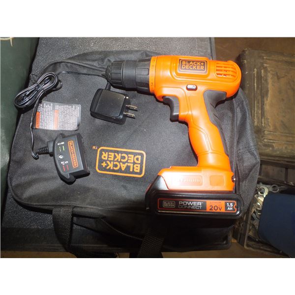 20 Volt Black & Decker Drill