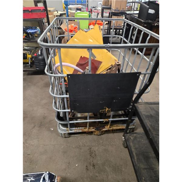 Metal Crate w/ Contents