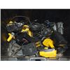 Image 1 : Tote Of Assorted Dewalt Chargers & Batteries