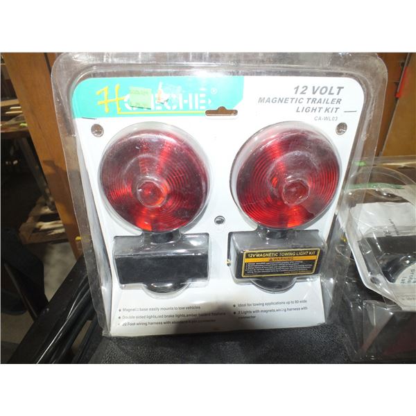 Two 12 Volt Magnetic Trailer Light Kits