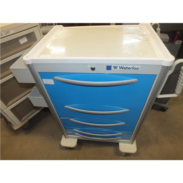 5 Drawer Metal Storage Cabinet On wheels