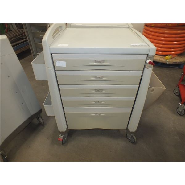 5 Drawer Storage Cabinet On Wheels