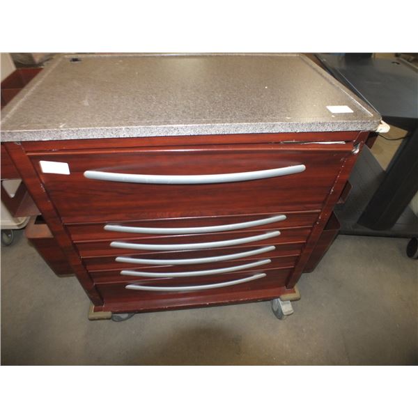 6 Drawer Storage Cabinet On wheels