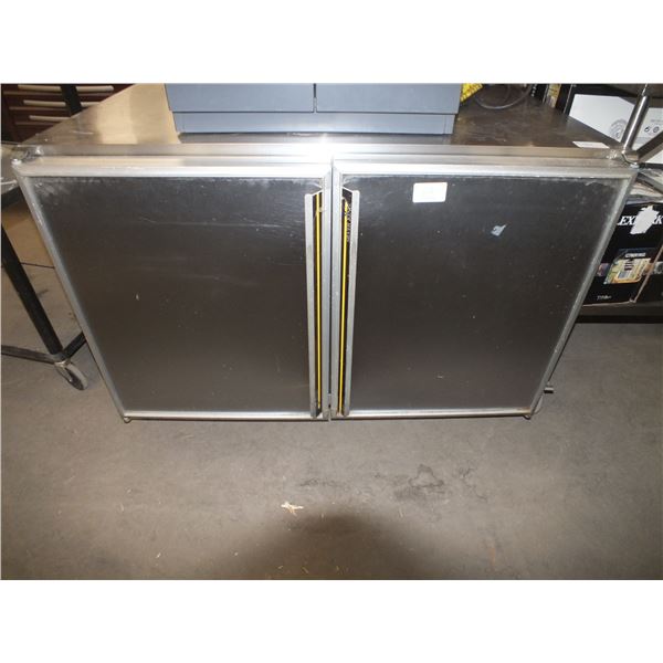 2 Door Silver King Cooler On wheels