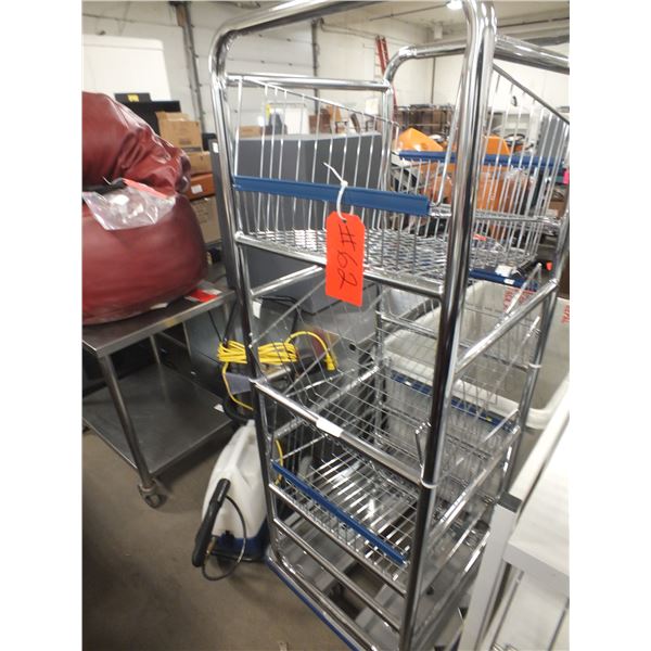 Stainless Steel Storage Cart On wheels