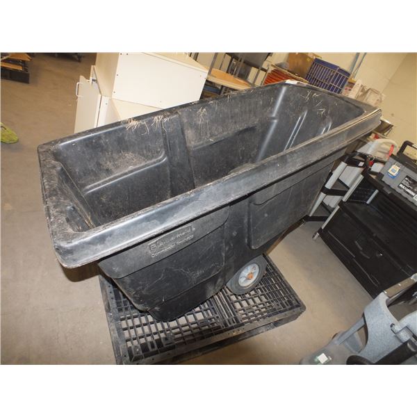 Black Trash Bin On wheels