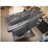 Image 1 : Black Trash Bin On wheels