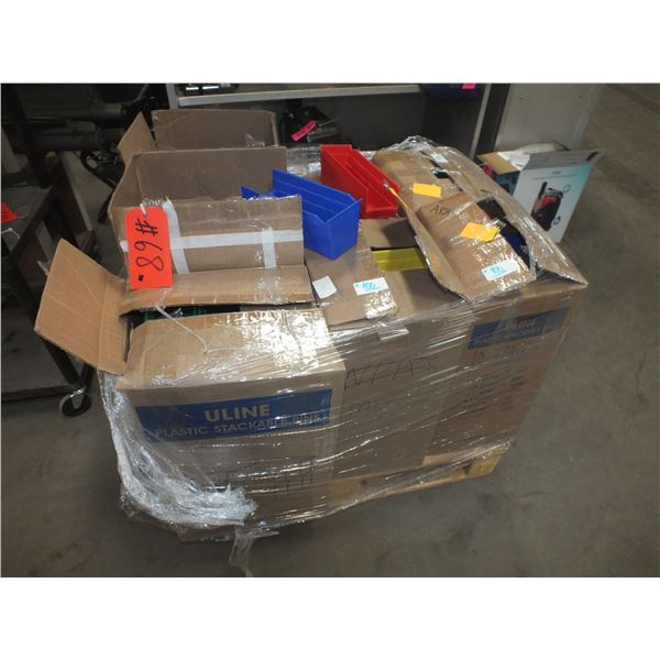 Pallet Of Parts Bins