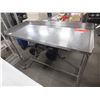 Image 1 : Stainless Steel Table on Wheels
