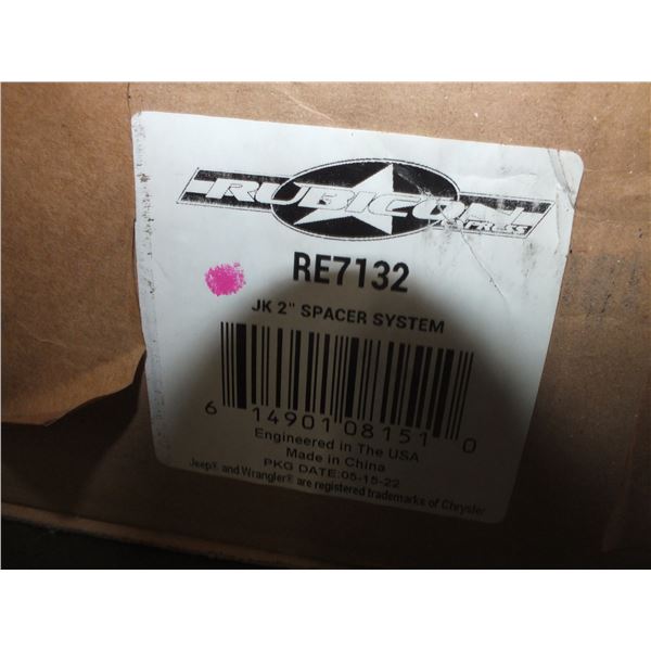 JK Wrangler 2207- current  2" Front Coil Spring Spacer / 1.75" Rear Coil Spring Spacer