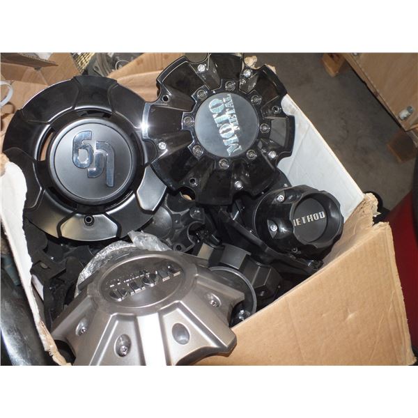 Box Of Assorted wheel Caps