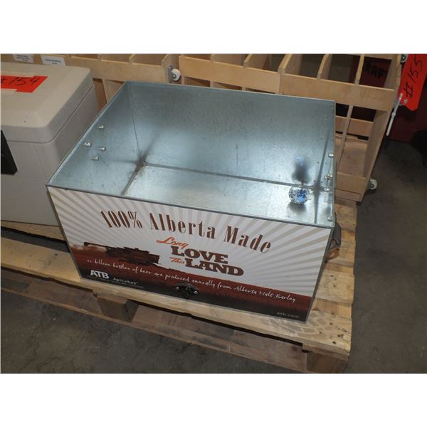 Metal Beverage Ice Box