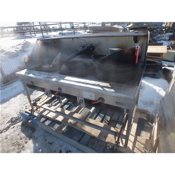 3 Burner Gas Wok