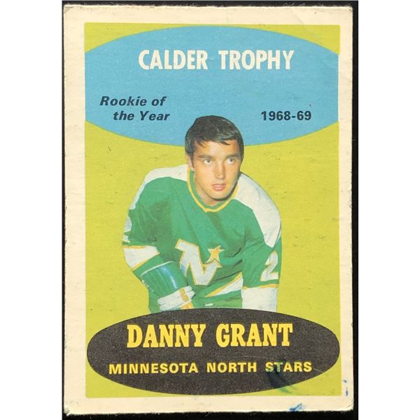 1969-70 O-PEE-CHEE DANNY GRANT ROOKIE CARD