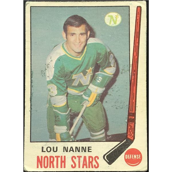 1969-70 O-PEE-CHEE LOU NANNE (HOF)