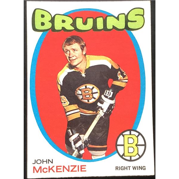 1971-72 O-PEE-CHEE JOHN McKENZIE (HOF)