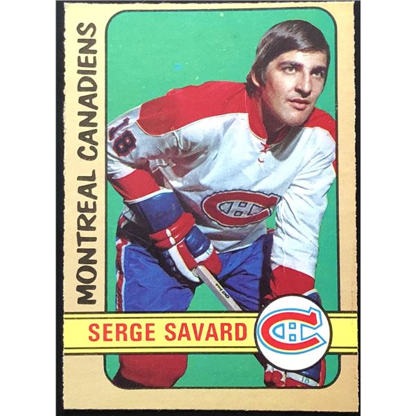 1972-73 O-PEE-CHEE SERGE SAVARD (HOF)