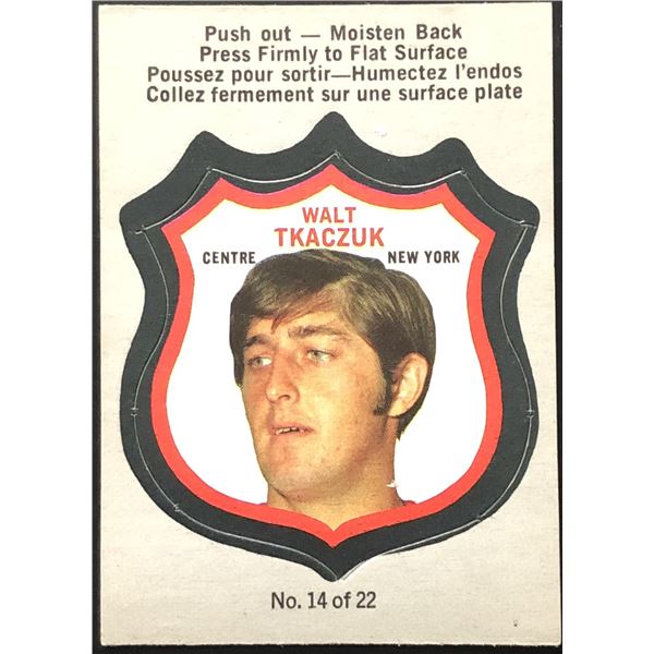 1972-73 O-PEE-CHEE WALT TKACZUK INSERT