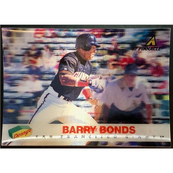 1997 PINNACLE DENNY'S BARRY BONDS HOLOGRAM