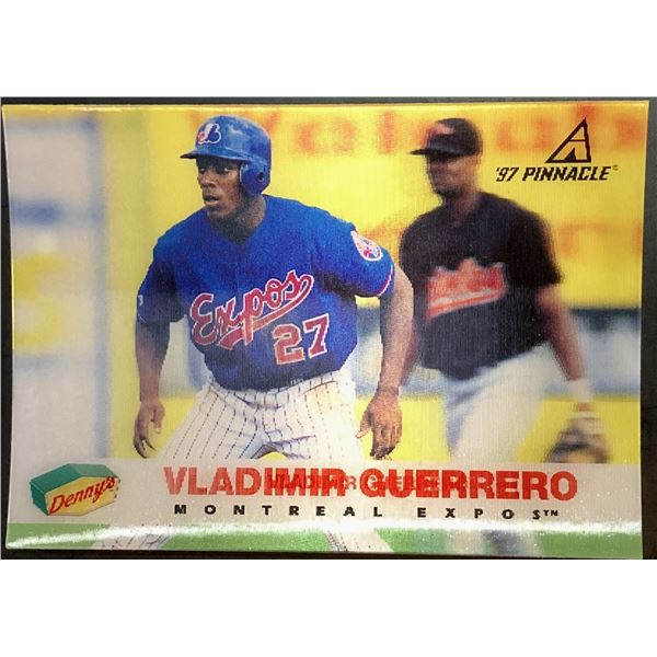1997 PINNACLE DENNY'S VLADIMIR GUERRERO (HOF) HOLOGRAM
