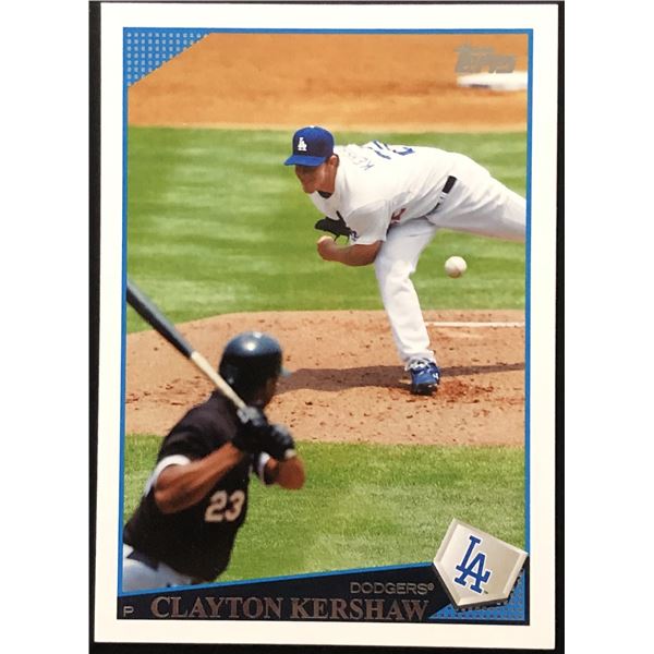 2009 TOPPS CLAYTON KERSHAW ROOKIE CARD