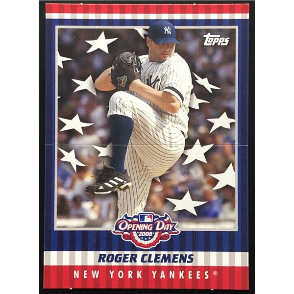 2008 TOPPS ROGER CLEMENS FLAPPER CARD