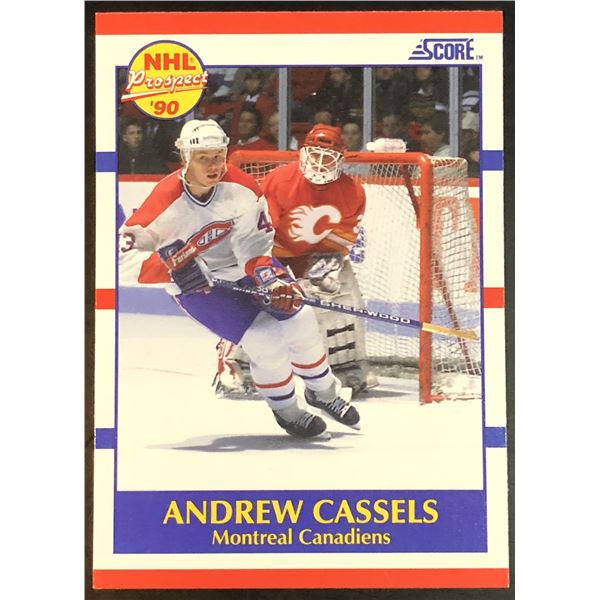 1990-91 SCORE ANDREW CASSELS ROOKIE CARD