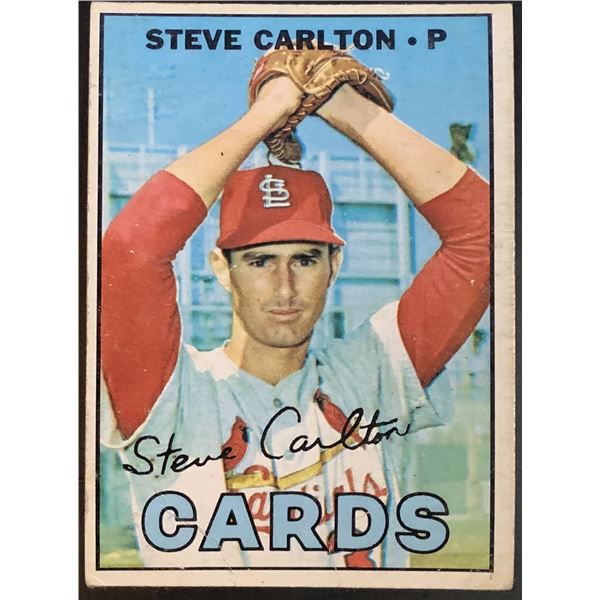 1967 O-PEE-CHEE STEVE CARLTON (HOF) ROOKIE CARD