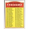Image 1 : 1972 O-PEE-CHEE 3rd SERIES CHECKLIST