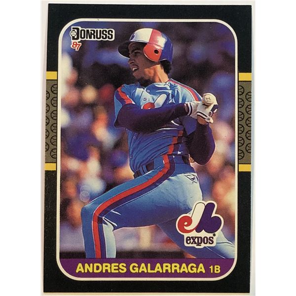 1987 DONRUSS ANDRES GALARRAGA ROOKIE CARD