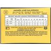 Image 2 : 1987 DONRUSS ANDRES GALARRAGA ROOKIE CARD